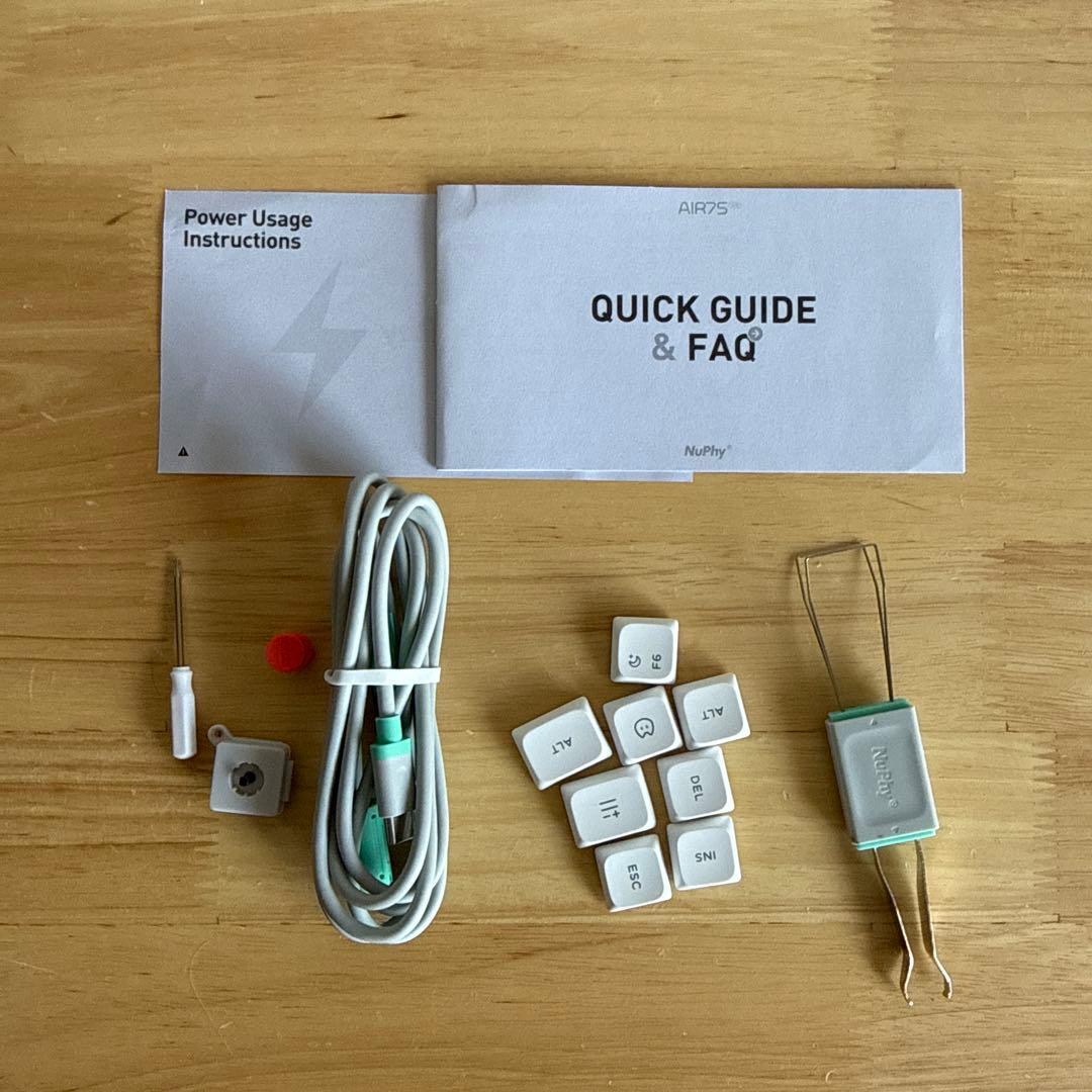 【使用2,3日｜定価$173.95】NuPhy Air75 V3＋リストレスト