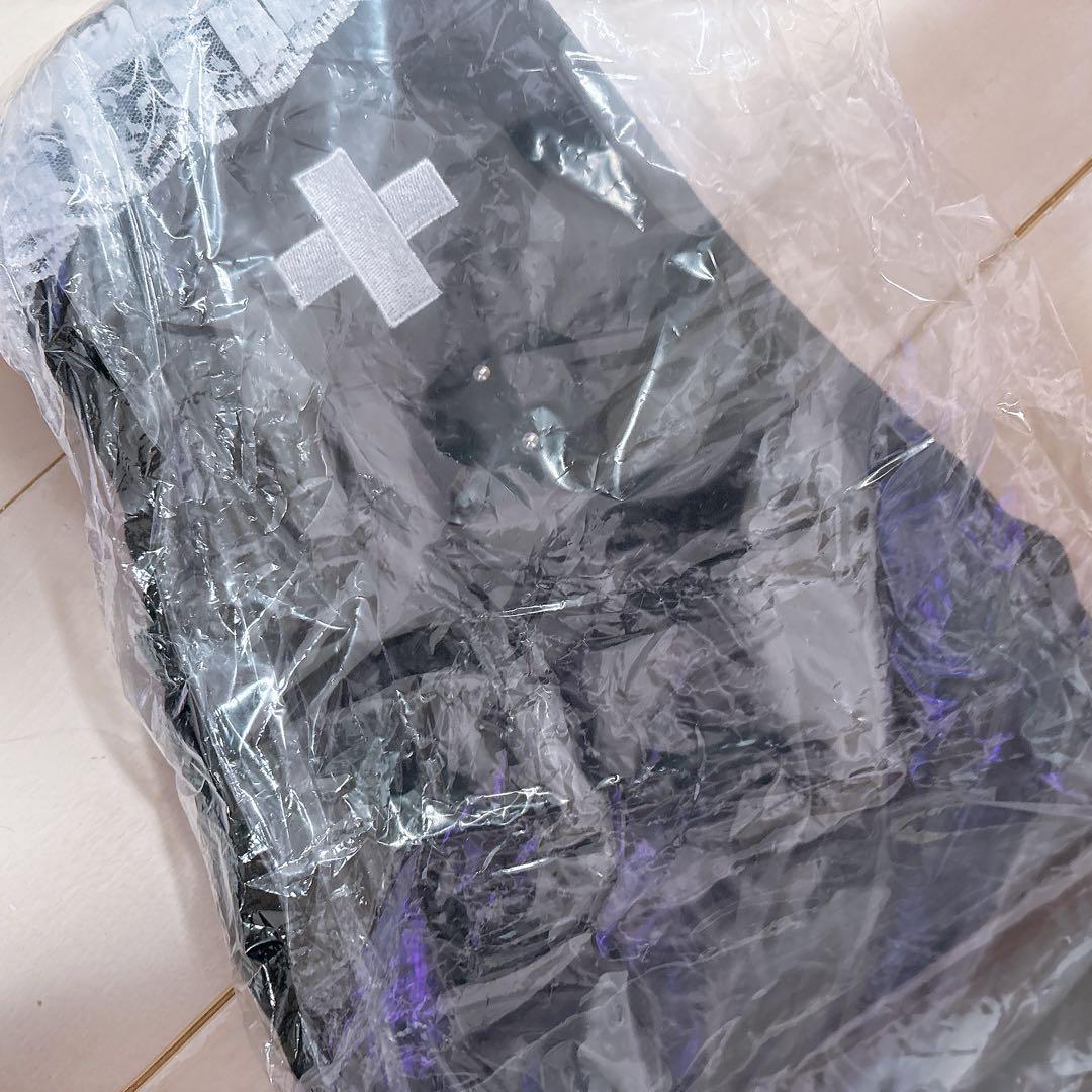 DimMoire × AVENCHUMU ニーハイレッグウォーマー 白黒