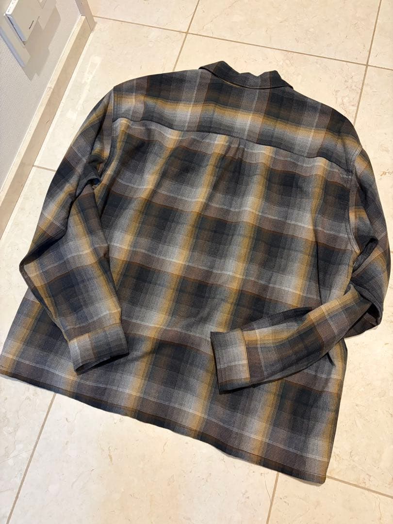 塩*ー様 最終価格 alone レーヨンシャツ　チェックシャツ