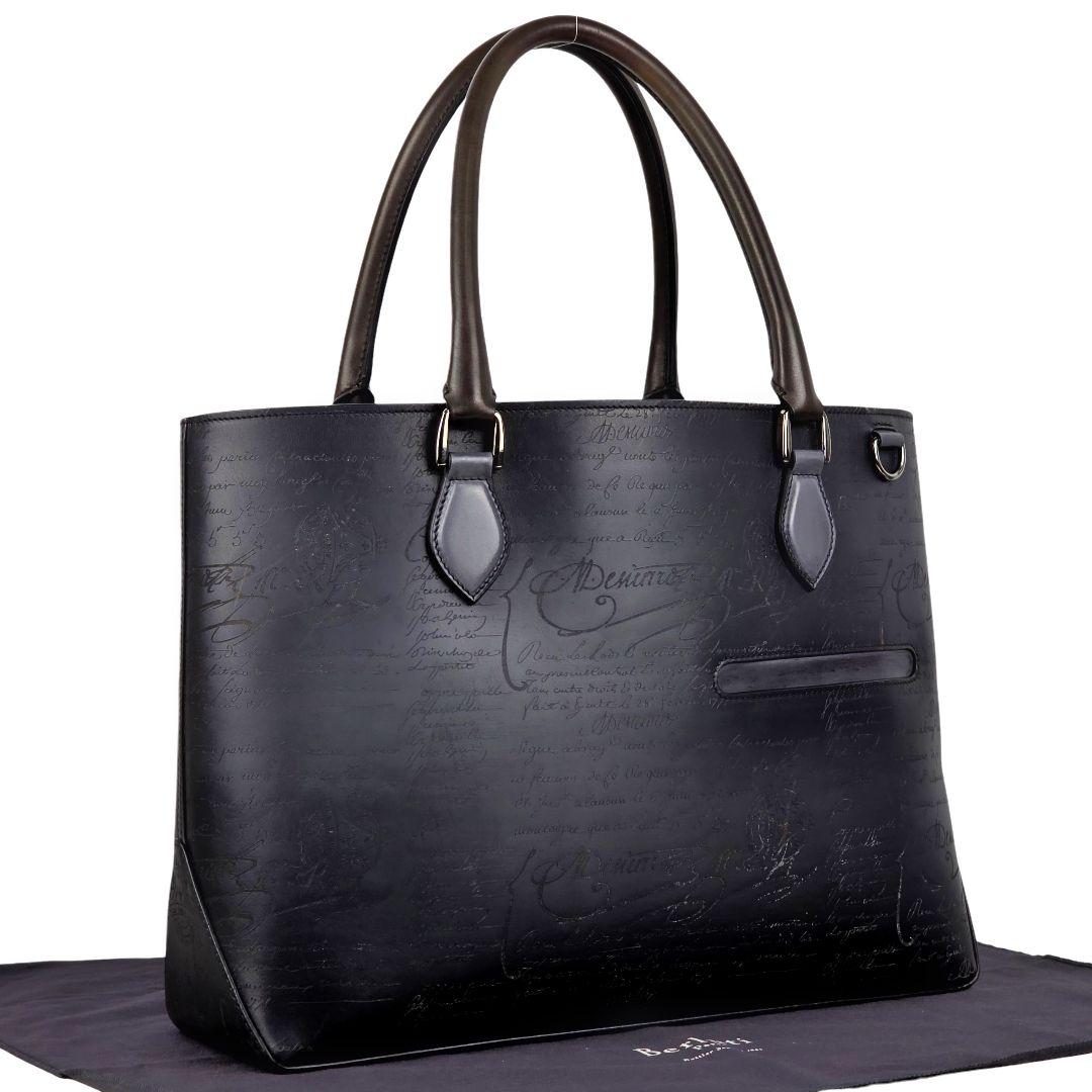 美品 ベルルッティ BERLUTI カリグラフィ トゥジュール トートバッグ
