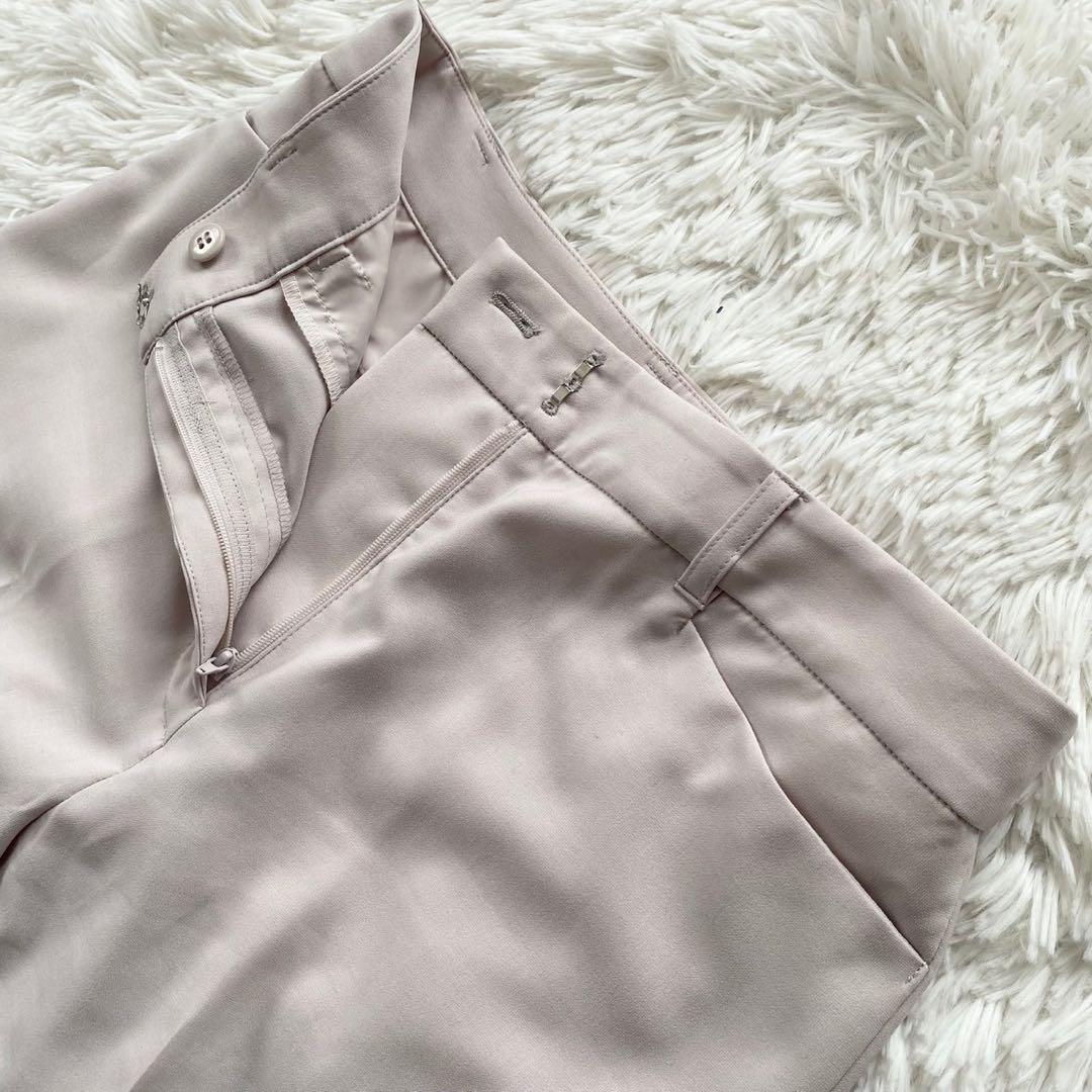 ナチュラルビューティ ベーシック セットアップ ノーカラー 洗える ベージュ S