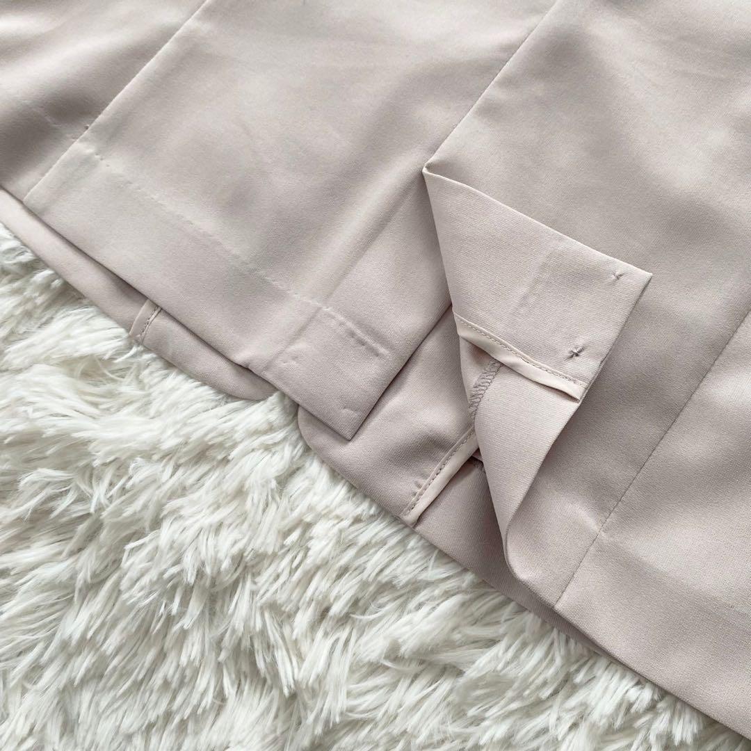 ナチュラルビューティ ベーシック セットアップ ノーカラー 洗える ベージュ S