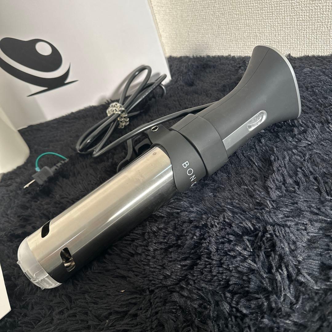 BONIQ 低温調理器 BNQ-01 専用陶器 箱付き ブラック シルバー