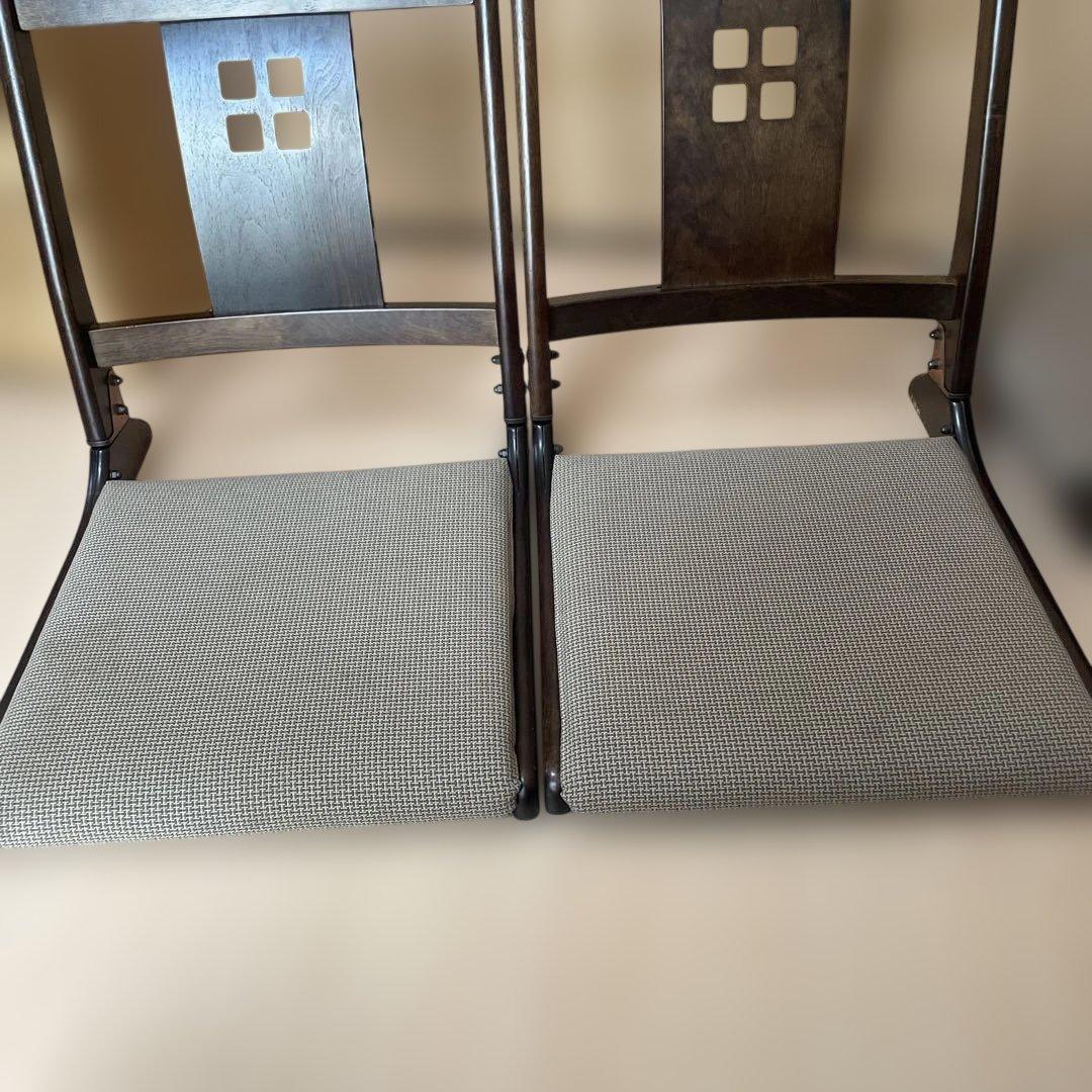 #798 光製作所　HIKARI 座椅子　折りたたみ　和室　4台セット