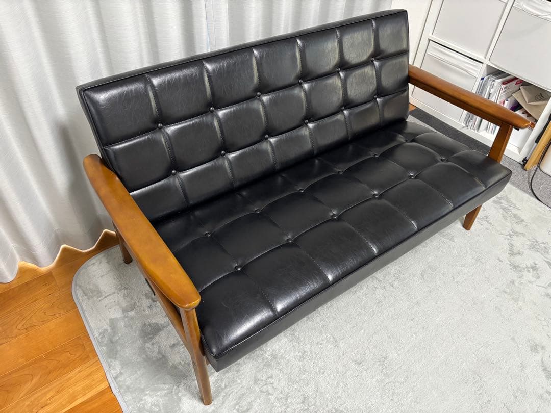 conさん専用　美品　カリモク60 Kチェア 2シーター ウォールナット