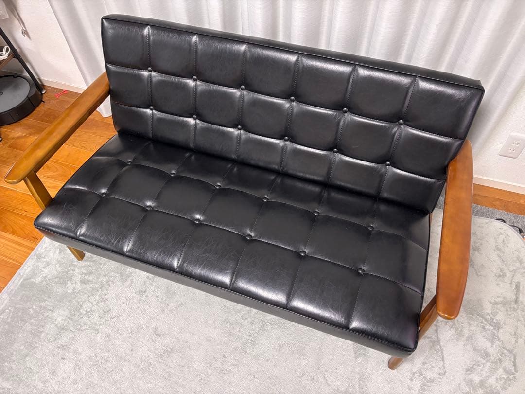 conさん専用　美品　カリモク60 Kチェア 2シーター ウォールナット