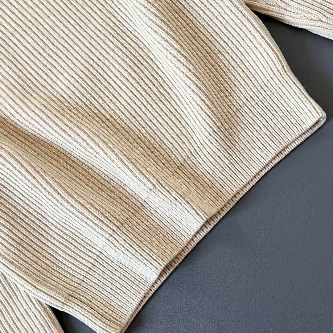 美品＊AURALEE　ウールカシミヤリブニット　オーラリー