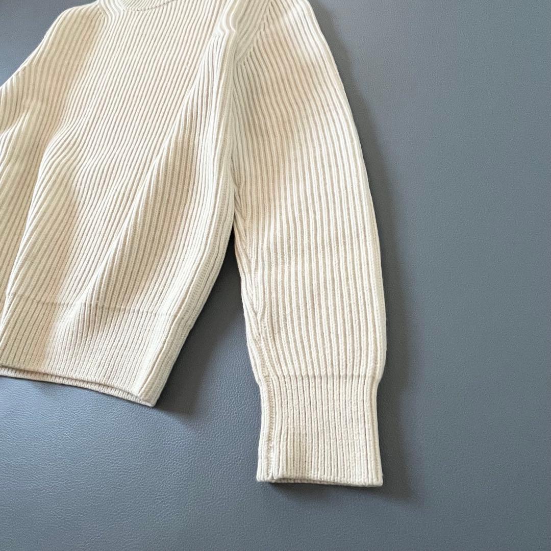 美品＊AURALEE　ウールカシミヤリブニット　オーラリー