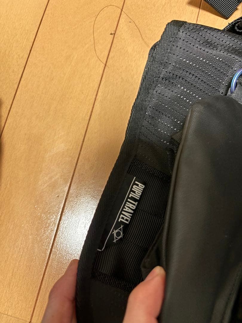 PAPATRAIL ブラック メッセンジャーバッグ bagjack