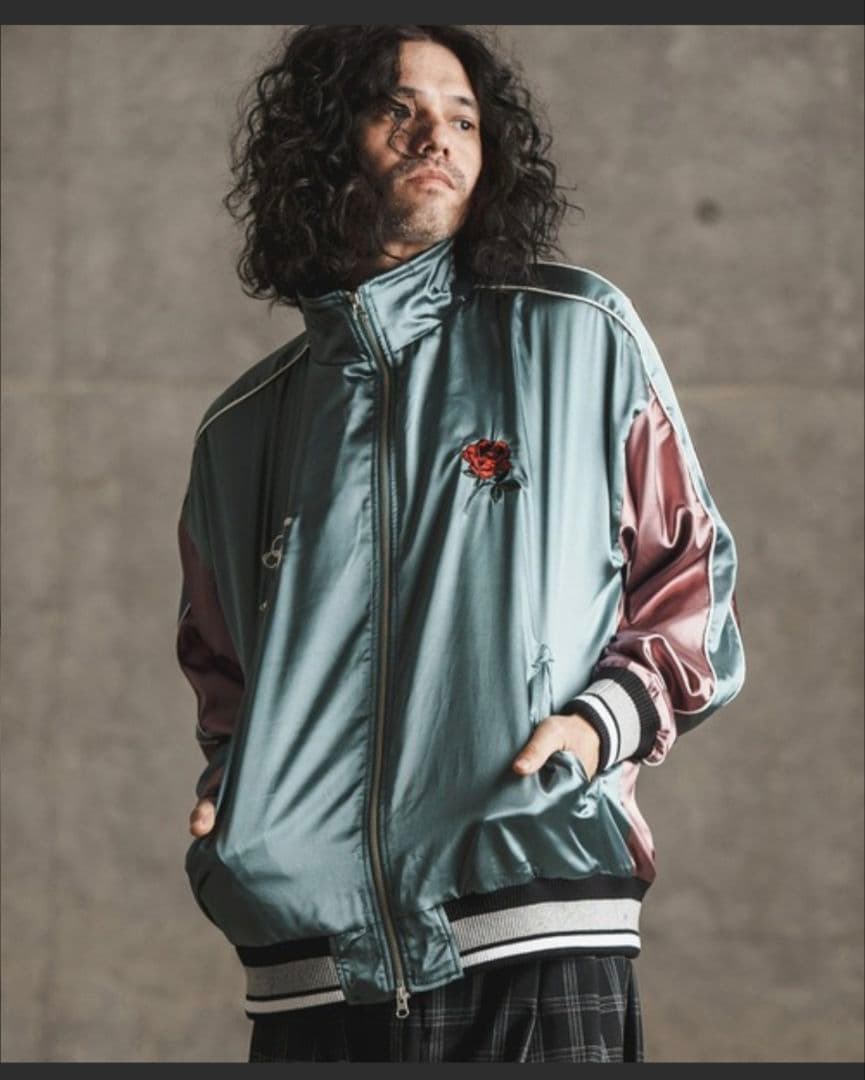 Stand collar souvenir jacket スーベニアジャケット