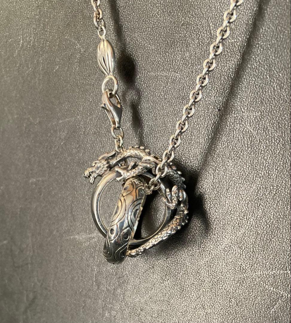 MARS ドラゴンリングペンダント ネックレス シルバー925 マーズ 龍