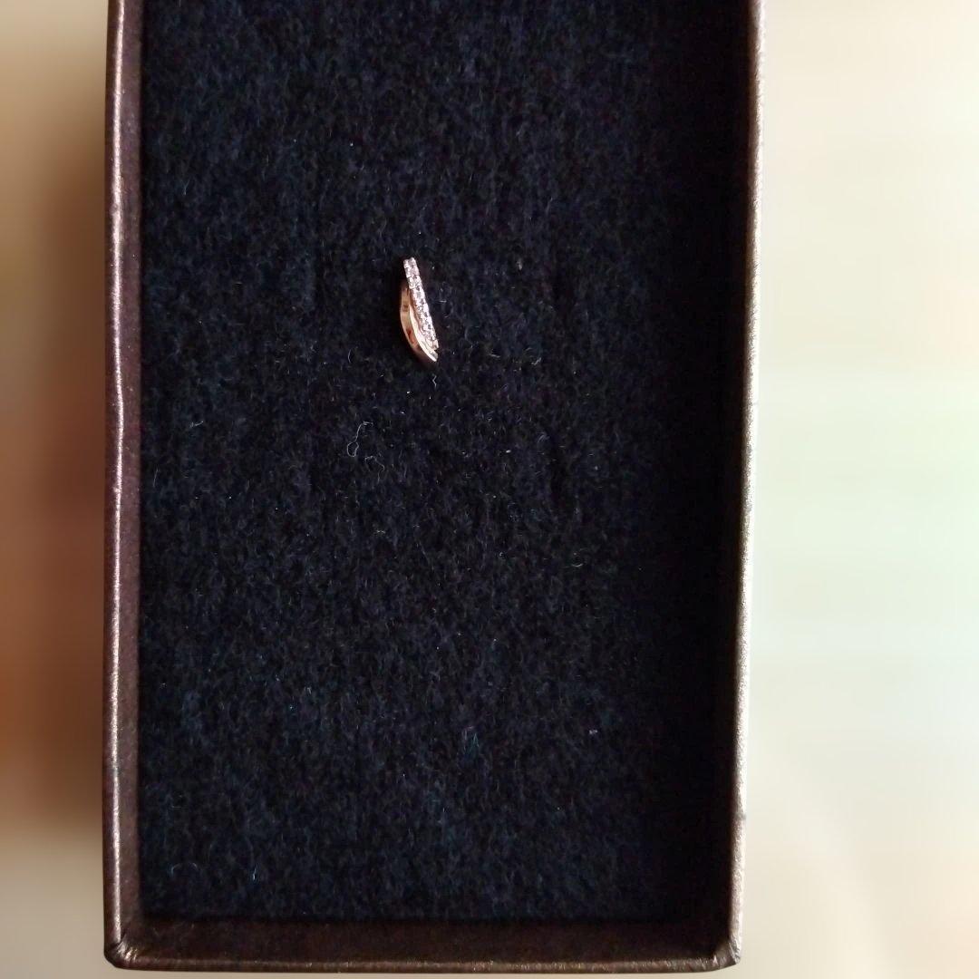 k18ピアス片耳用　0.02カラットダイヤ