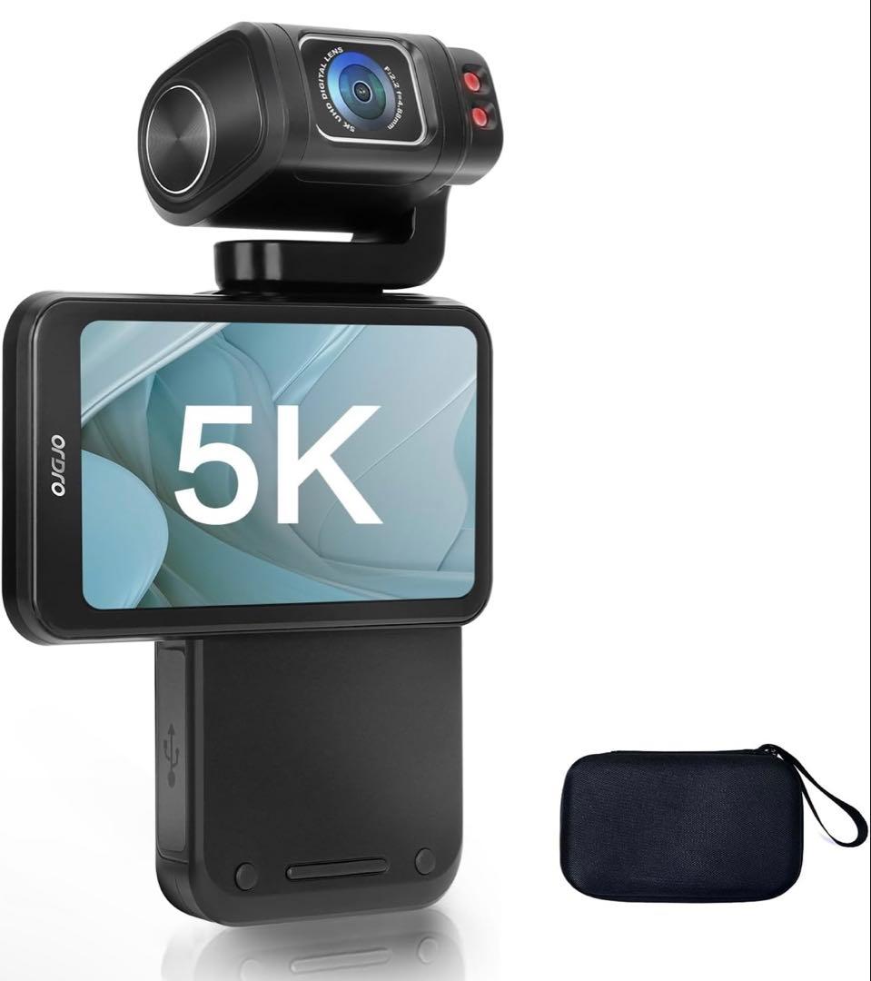 【新品未使用】ordro M3 5Kビデオカメラ 収納ケース付き