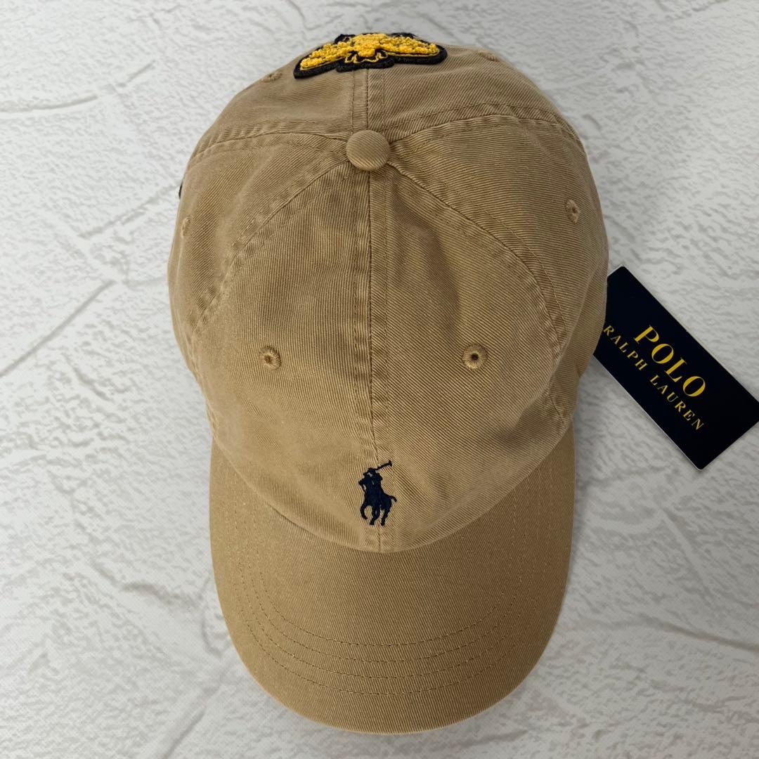 ✨新品タグ付✨ポロ ラルフローレン キャップ ベージュ カスタムオーダー品 帽子