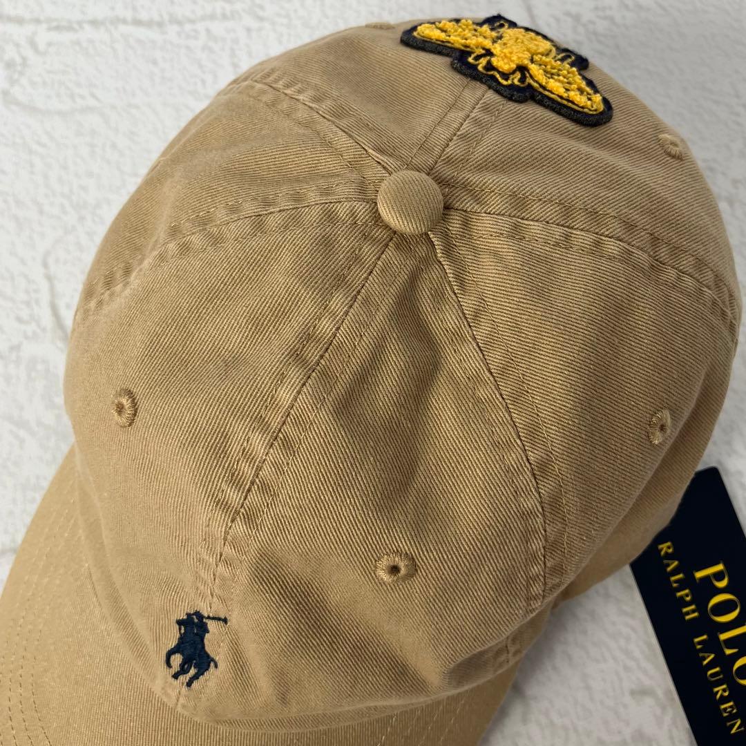 ✨新品タグ付✨ポロ ラルフローレン キャップ ベージュ カスタムオーダー品 帽子