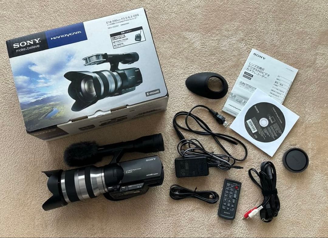 【動作品】SONY NEX-VG20 + E18-200mm F3.5-6.3