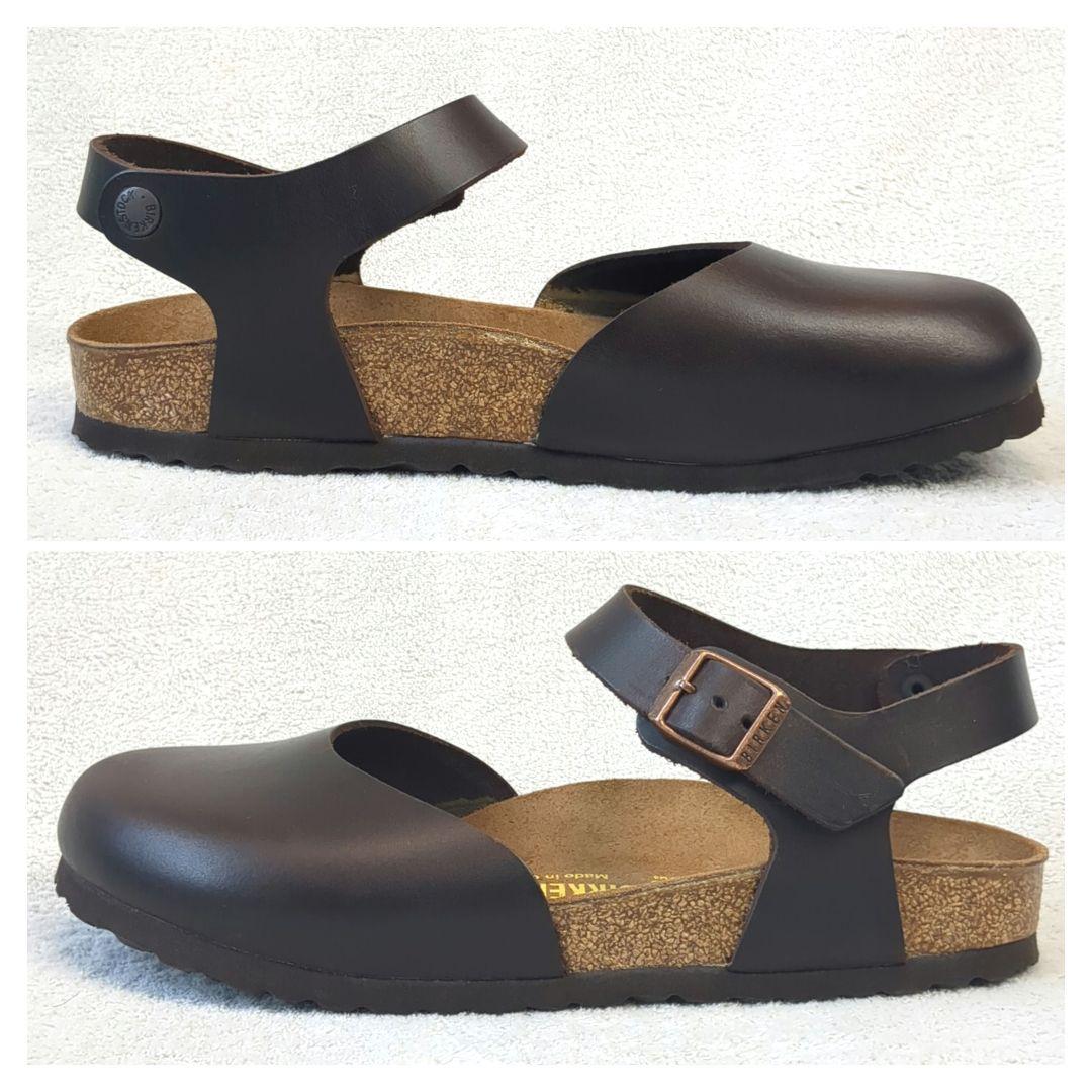 ビルケンシュトック メッシーナ レザー ダークブラウン サイズ39