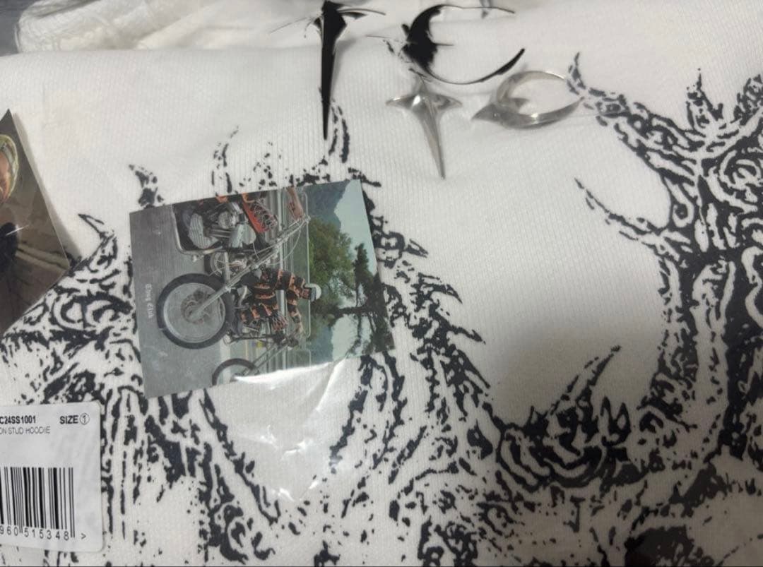 thug club DRAGON stud hoodie size1 サグクラブ