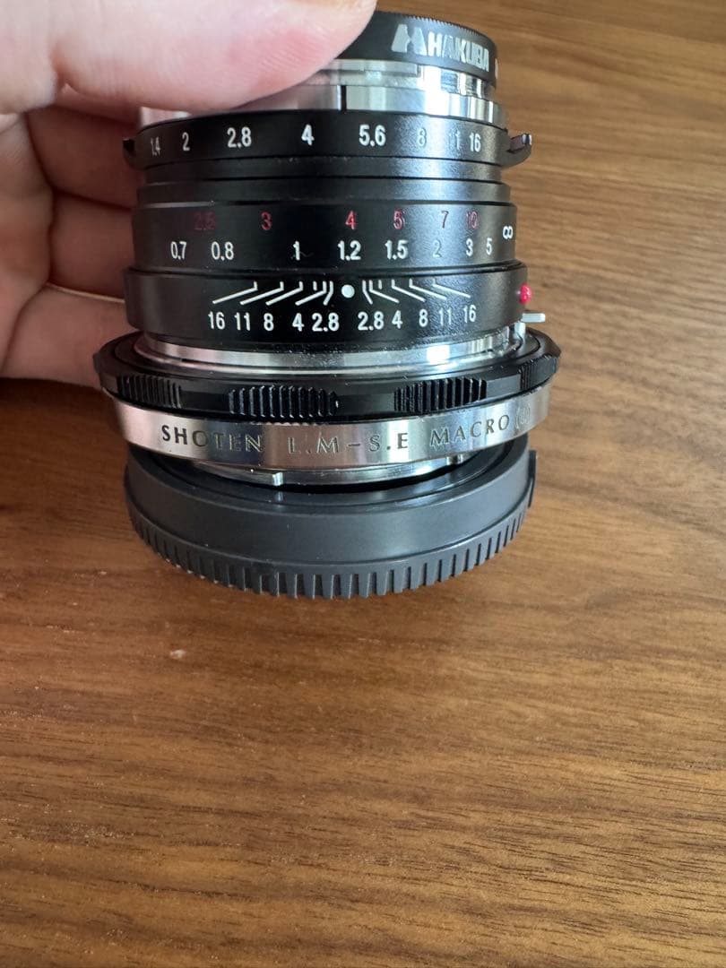 Voigtländer Nokton 40mm F1.4 焦点工房マクロリング