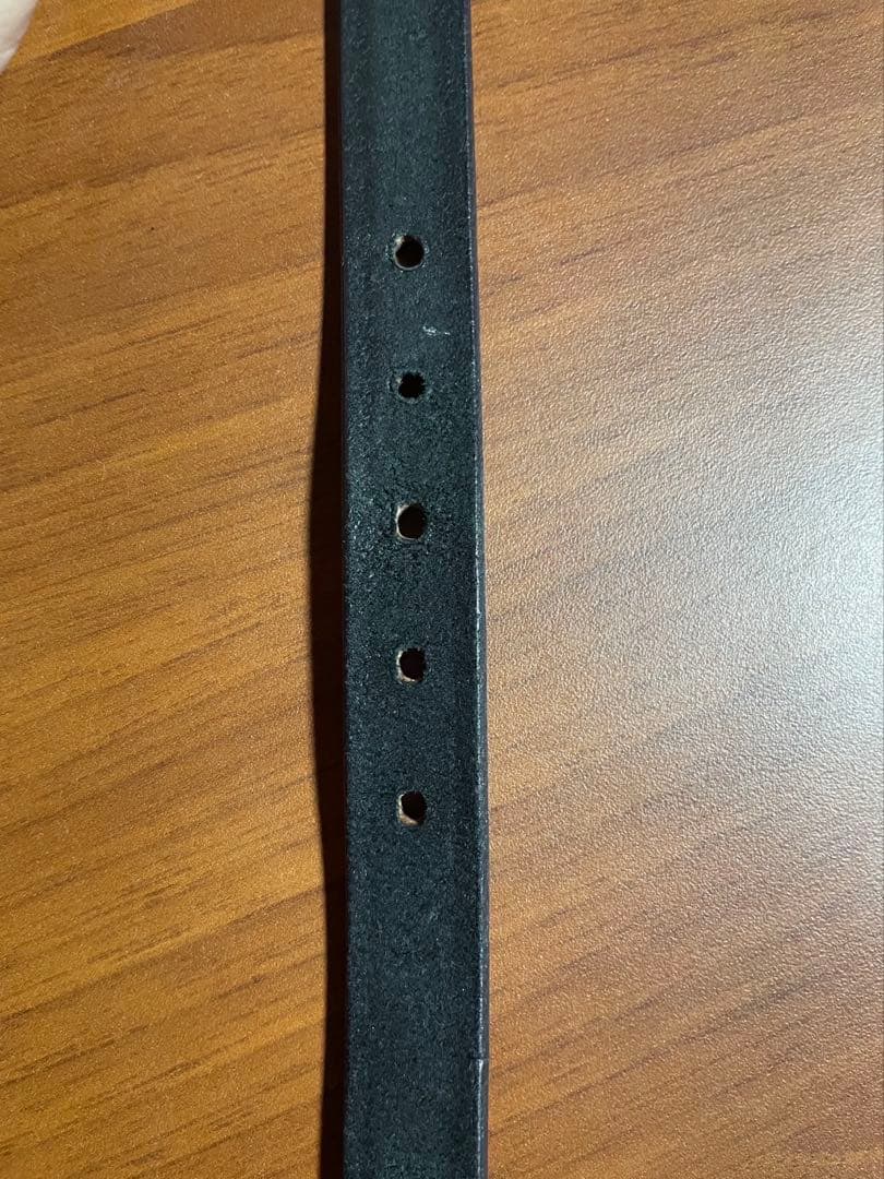 トリーレザーベルト　3/4 inch 3-Piece Silver Buckle