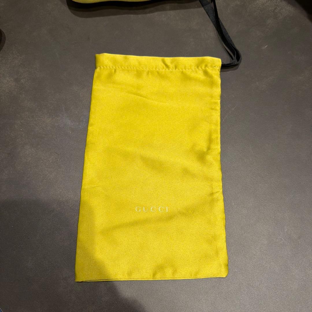 M GUCCI ブラウンラウンド型サングラス