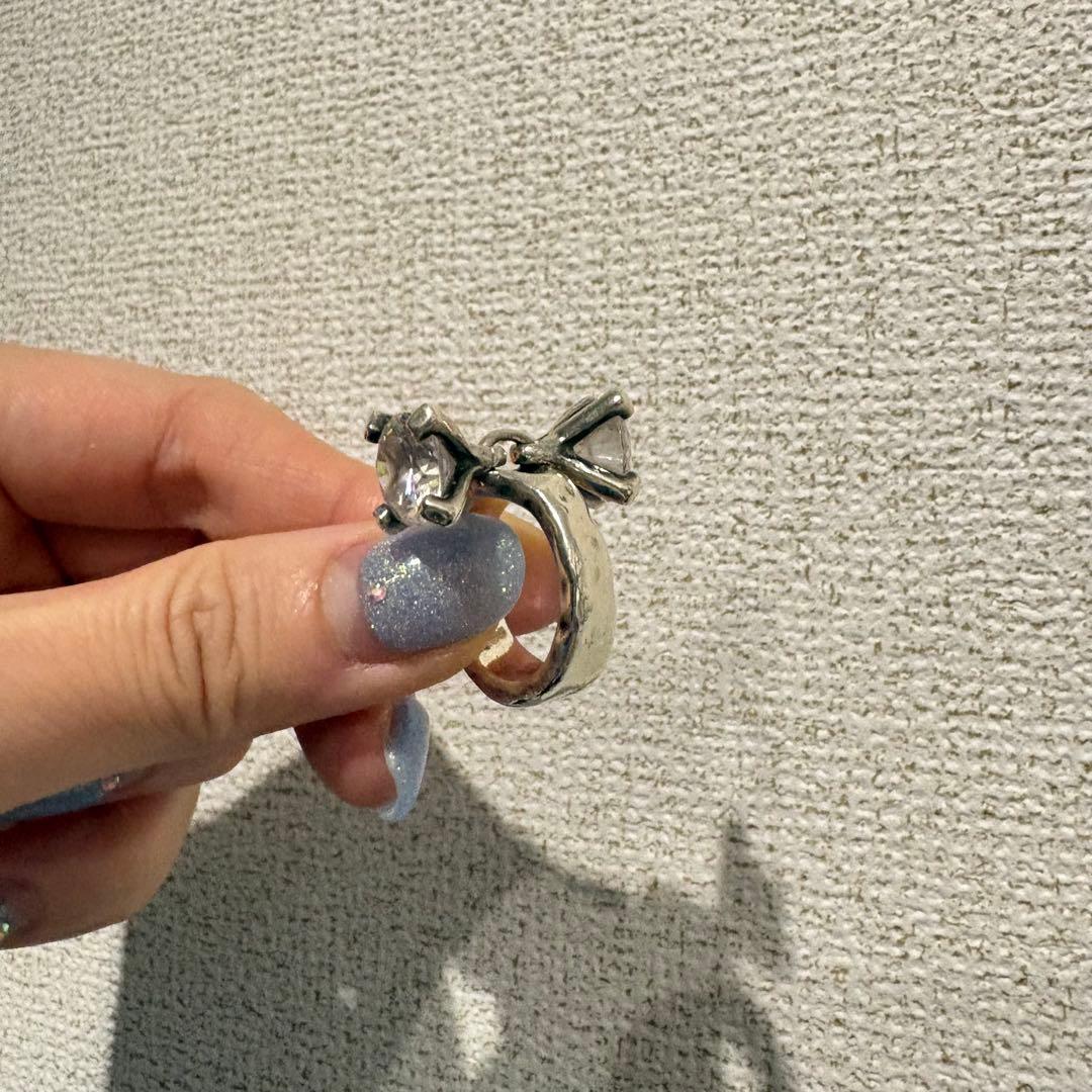 【12/30 23:59までお値下げ中】e.m. リング ジルコニア