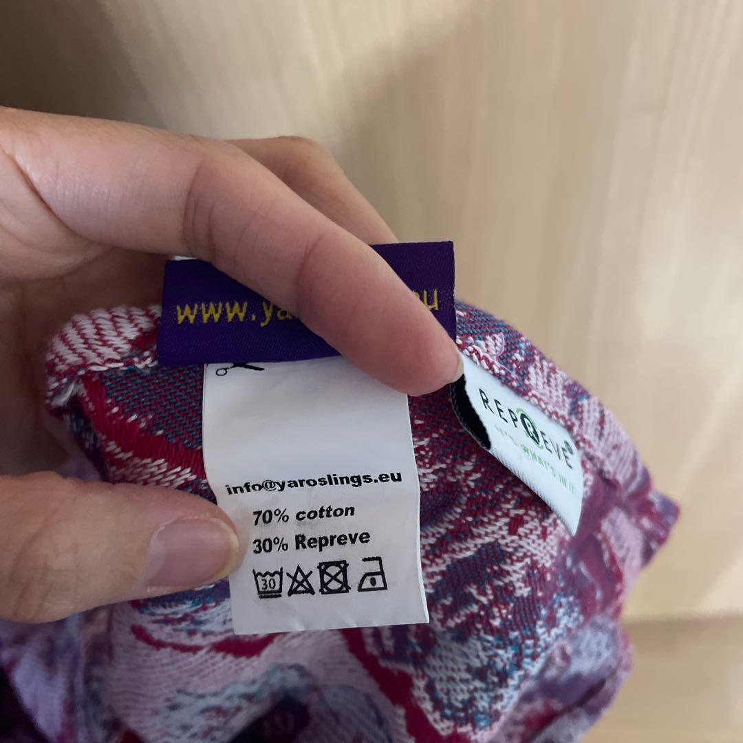 yaro slingsの花柄ベビーラップ　didymos好きにもおすすめ