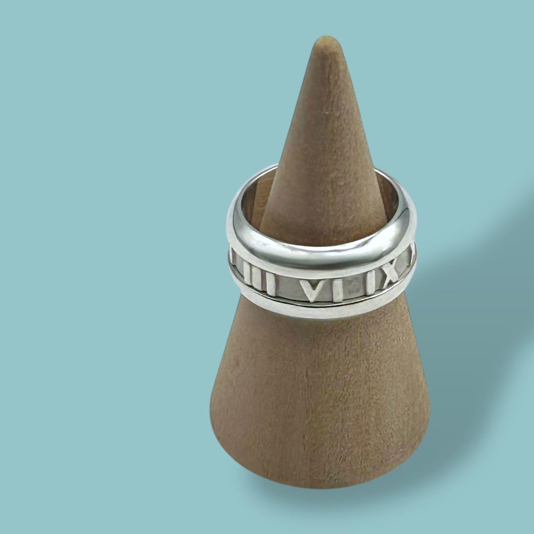 美品✴︎ TIFFANY&Co. アトラスリング　9号　SV925 永遠　イタリア