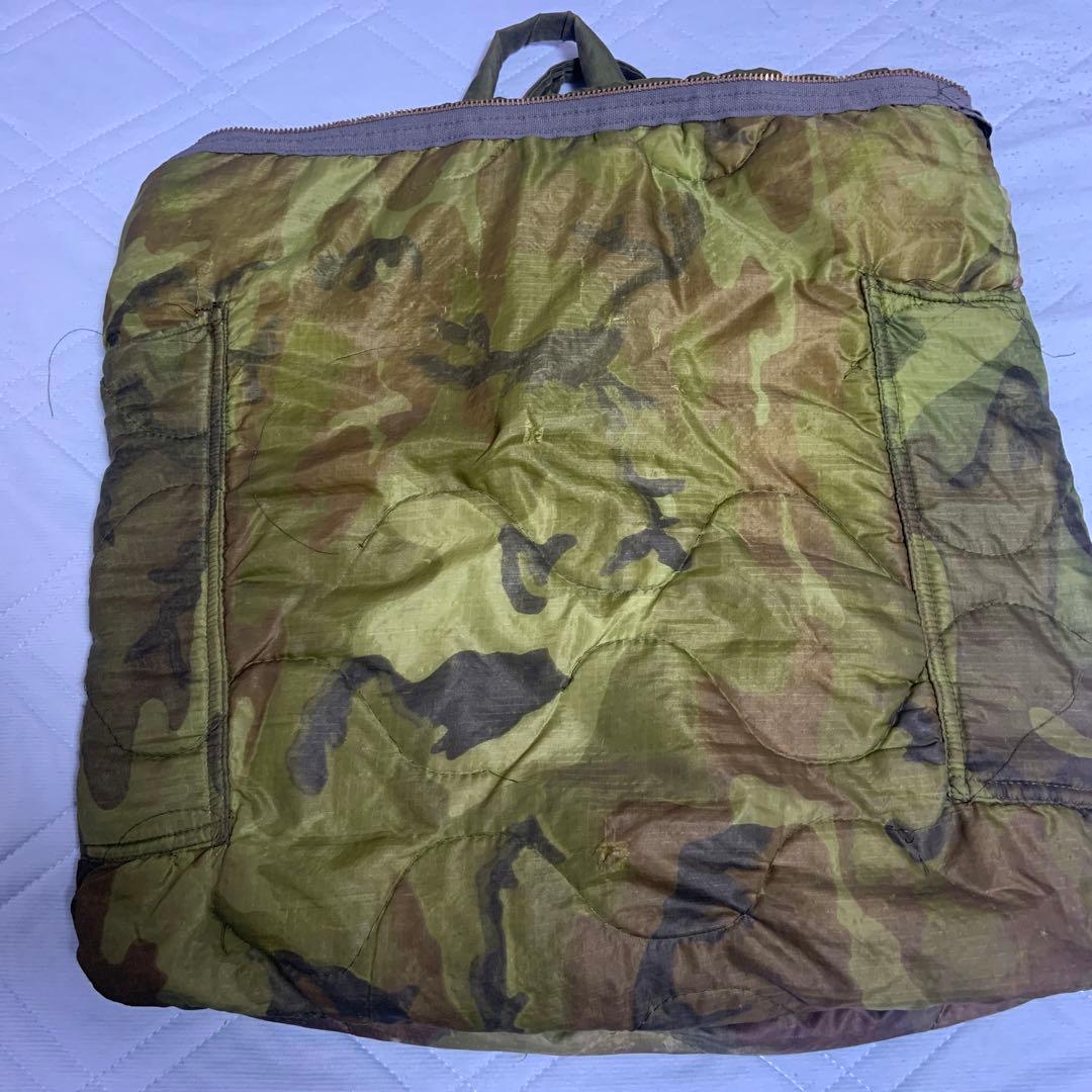 米軍 実物 ヘルメットバッグ 70s 　希少