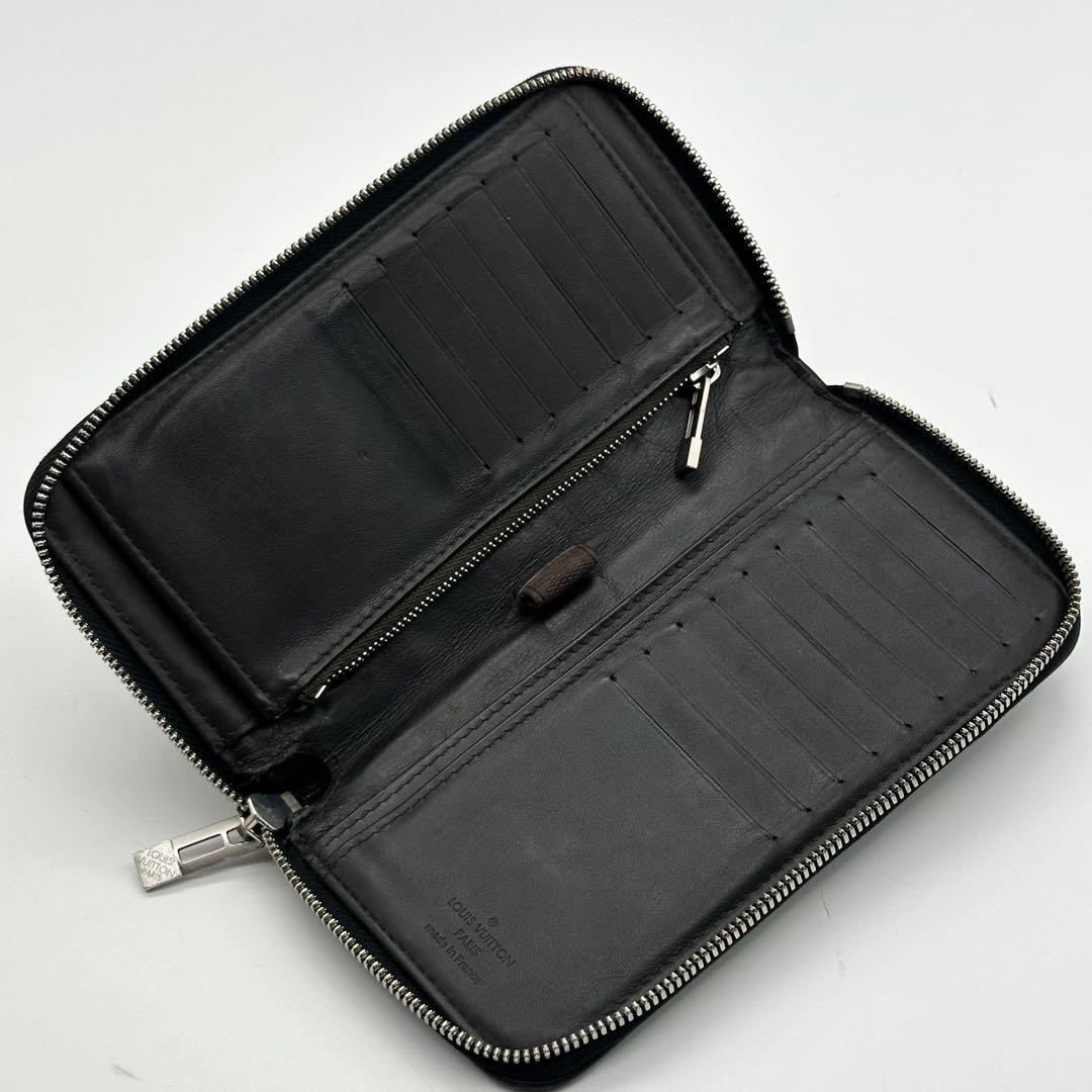 ルイヴィトン ポルトフォイユ ロン ジェアン ダミエ ヴェルティカル キャンバス