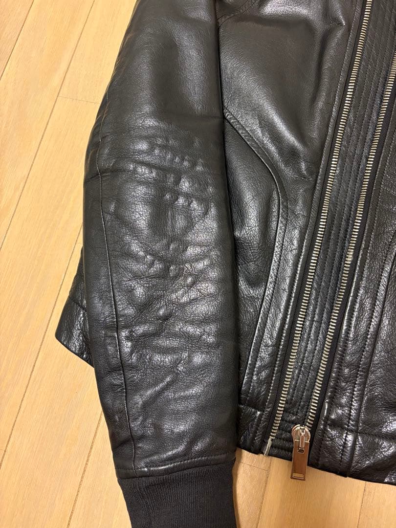 ジャケット・アウター rick Owens intarsia leather jacket