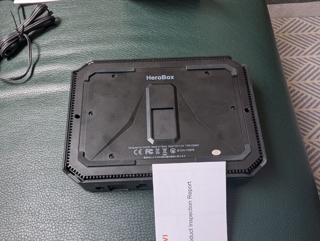 ★場所を取らずテレワークや普段使いに最適！CHUWI HeroBox Mini