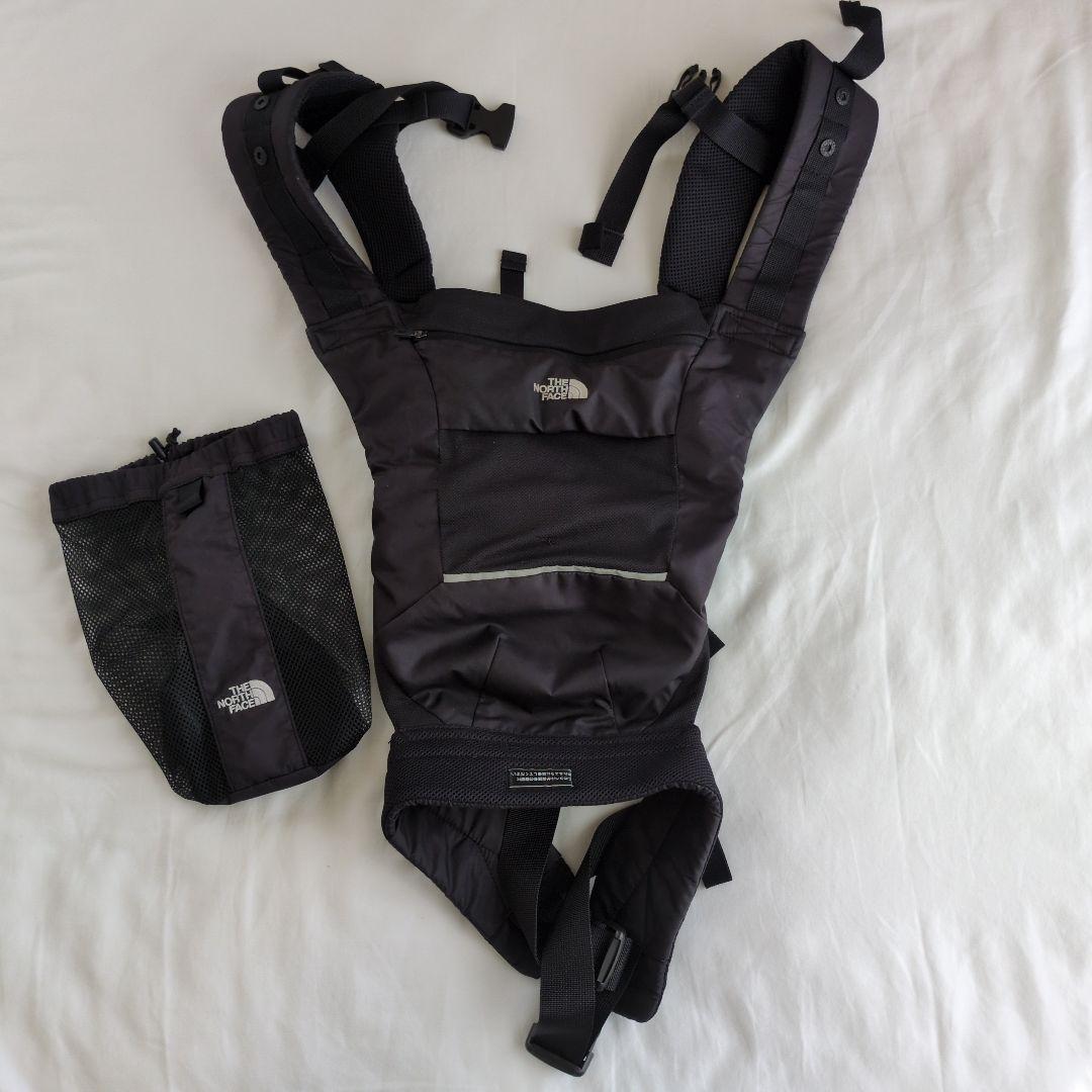 【THE NORTH FACE】抱っこ紐 ブラック 収納袋付き