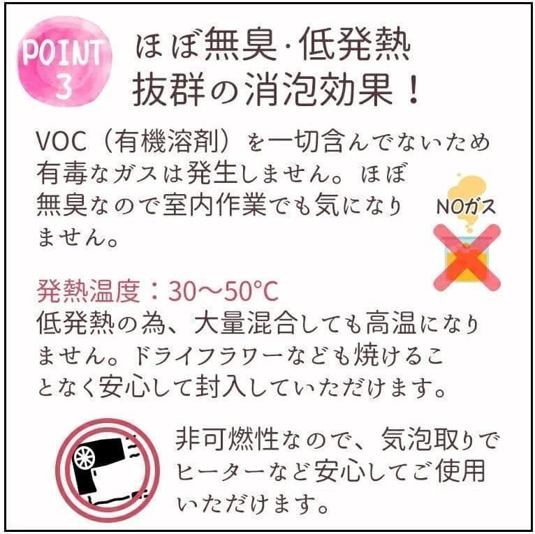しらたま★訳アリ レジン液1セット＋レジン液2セット 計3セット