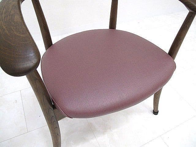 展示品　HIDA　飛騨産業 キツツキ クレセント　アームチェア　佐々木敏光