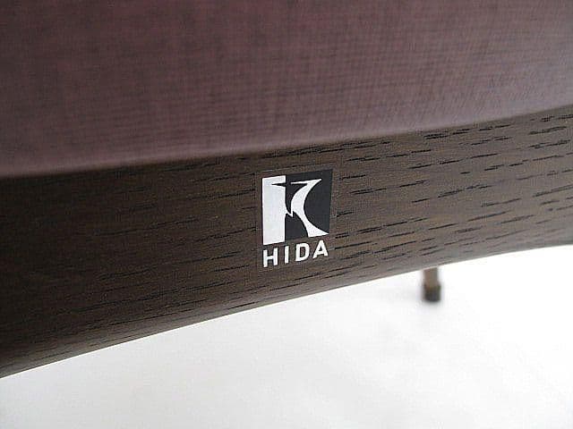 展示品　HIDA　飛騨産業 キツツキ クレセント　アームチェア　佐々木敏光