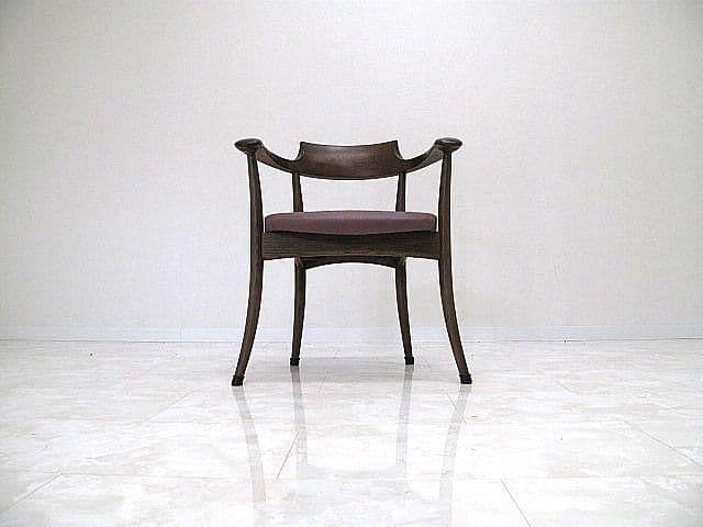 展示品　HIDA　飛騨産業 キツツキ クレセント　アームチェア　佐々木敏光