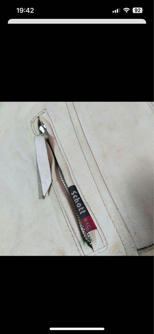 SCHOTT　ショット　L　クラッシックレーサー　シングルライダースジャケット