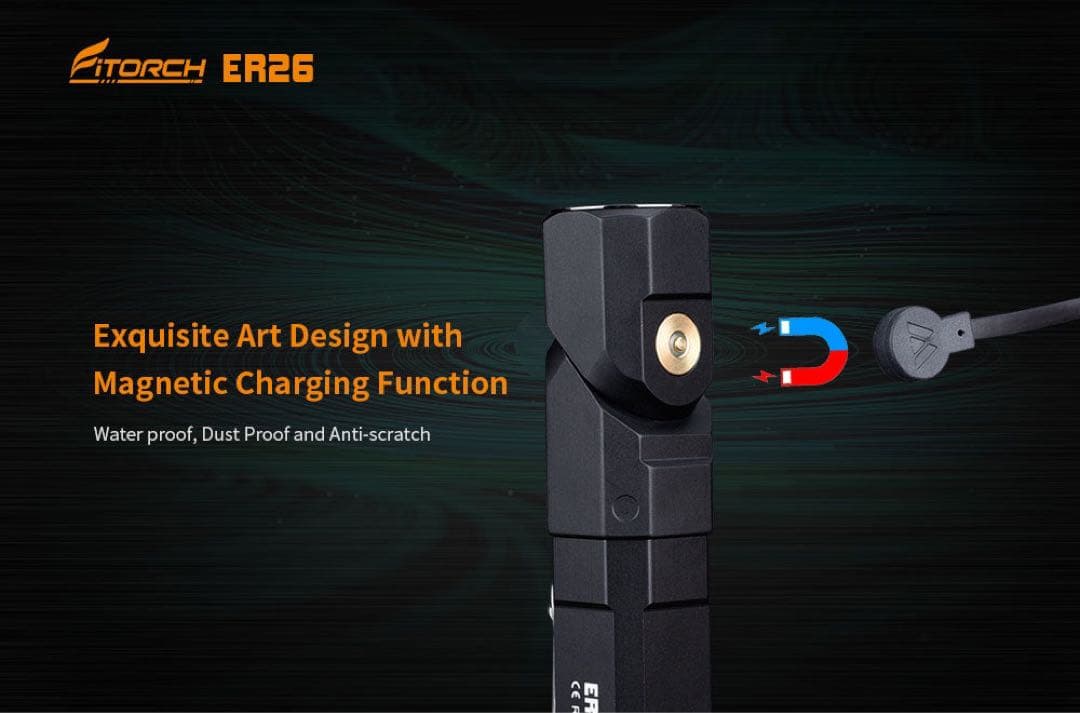 Fitorch ER26 高輝度1380LM 調整可LEDライト 防水