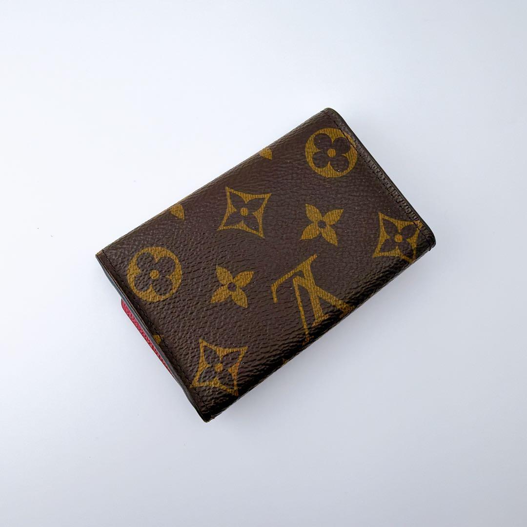 【美品】ルイヴィトン モノグラム ミュルティクレ6 キーケース フューシャ