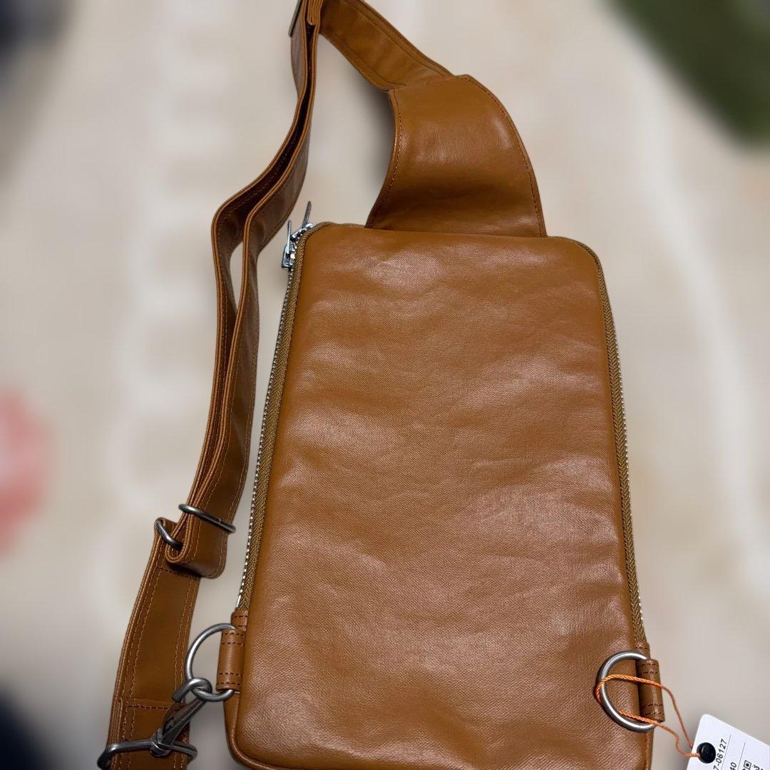 【新品未使用】PORTER ポーター　フリースタイル ボディバッグ　キャメル