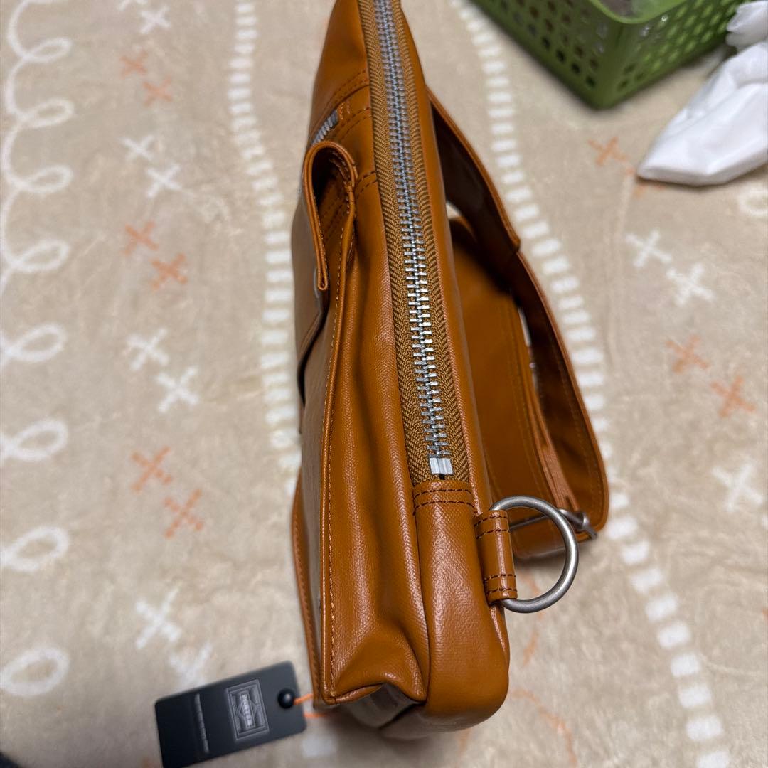 【新品未使用】PORTER ポーター　フリースタイル ボディバッグ　キャメル