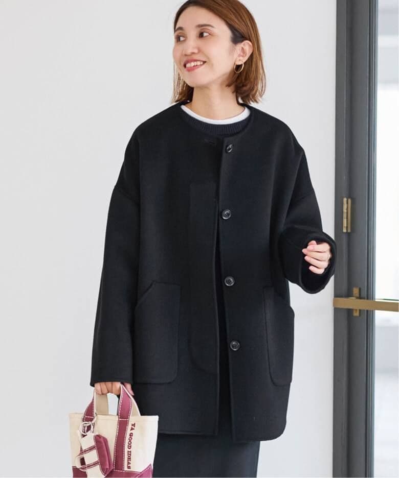 【新品・タグ付き】FRAMEWORKのハミルトンリバークルーネックコート