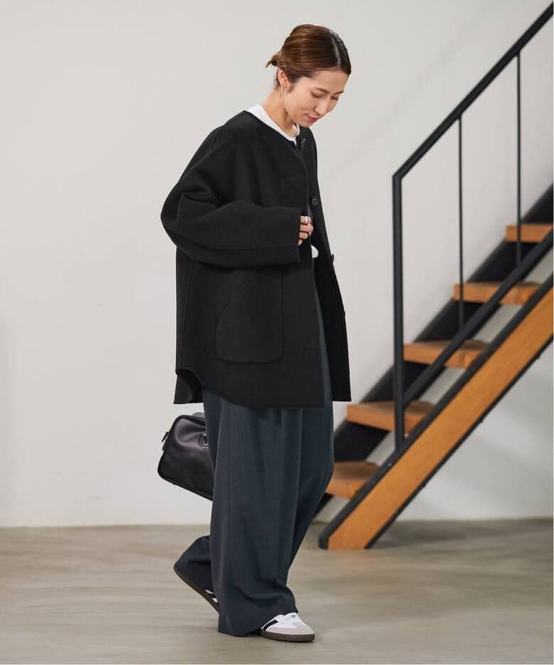 【新品・タグ付き】FRAMEWORKのハミルトンリバークルーネックコート