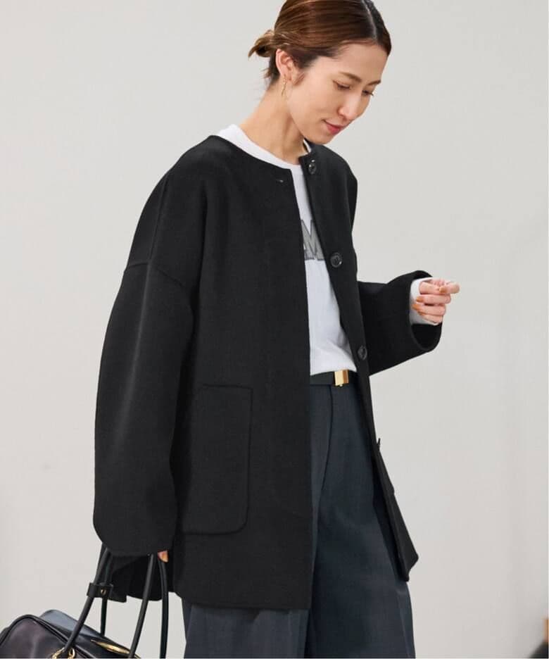 【新品・タグ付き】FRAMEWORKのハミルトンリバークルーネックコート