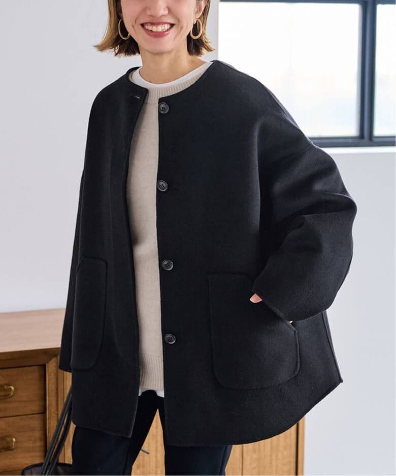 【新品・タグ付き】FRAMEWORKのハミルトンリバークルーネックコート