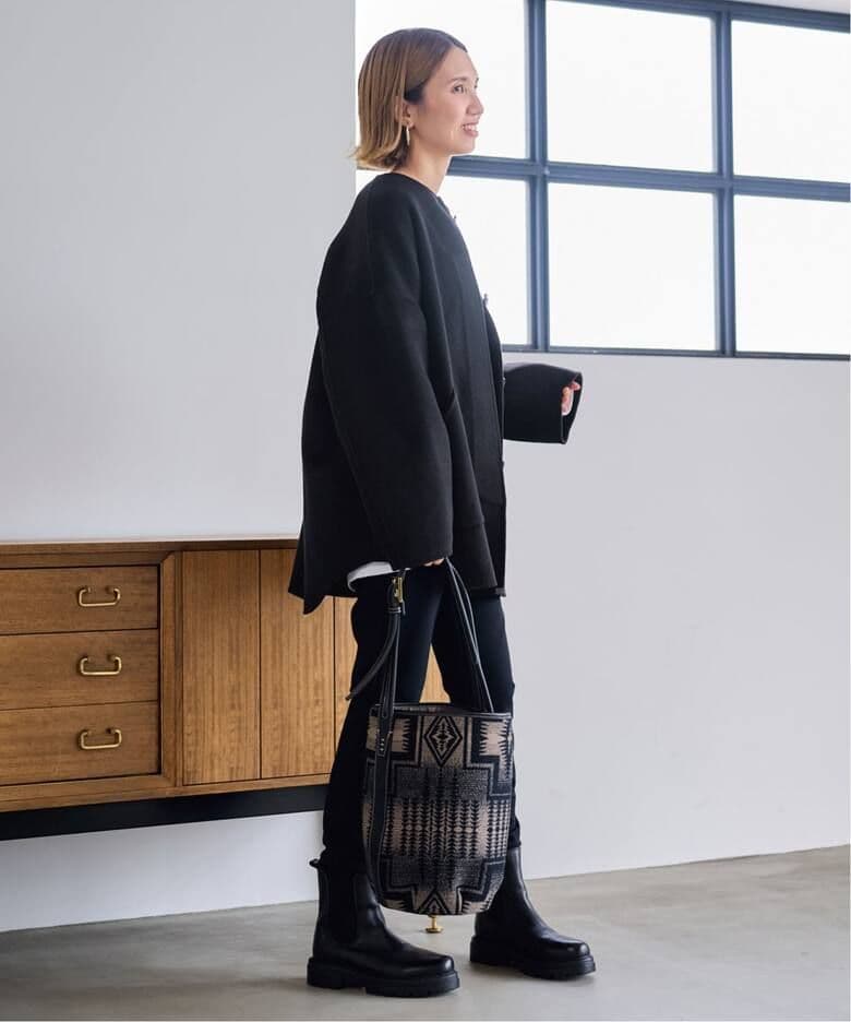 【新品・タグ付き】FRAMEWORKのハミルトンリバークルーネックコート