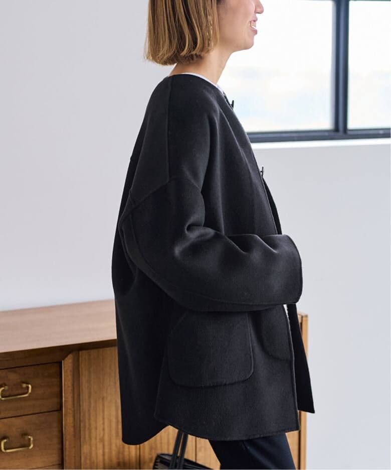 【新品・タグ付き】FRAMEWORKのハミルトンリバークルーネックコート