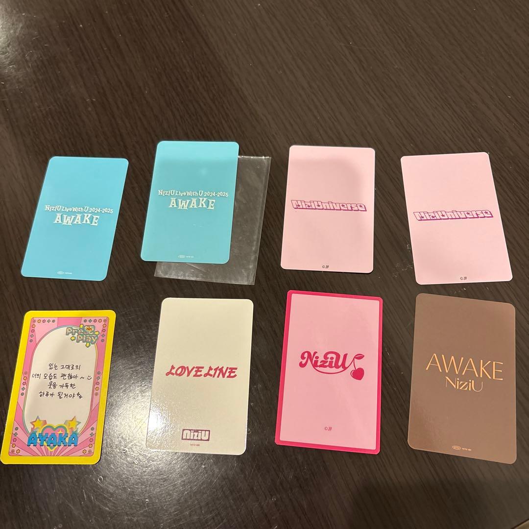 【写真複数あり】NiziUグッズ個別売りトレカなどAWAKE RISE UP