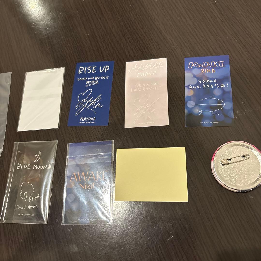 【写真複数あり】NiziUグッズ個別売りトレカなどAWAKE RISE UP